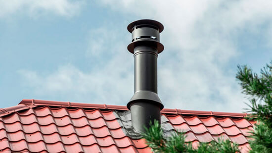 При покупке печи-камина на дымоход скидка - 10%